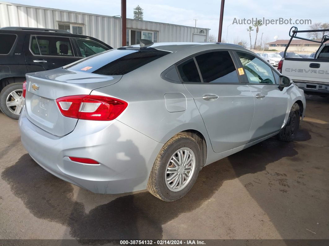 2016 Chevrolet Cruze Ls Auto Silver vin: 1G1BC5SM4G7237954