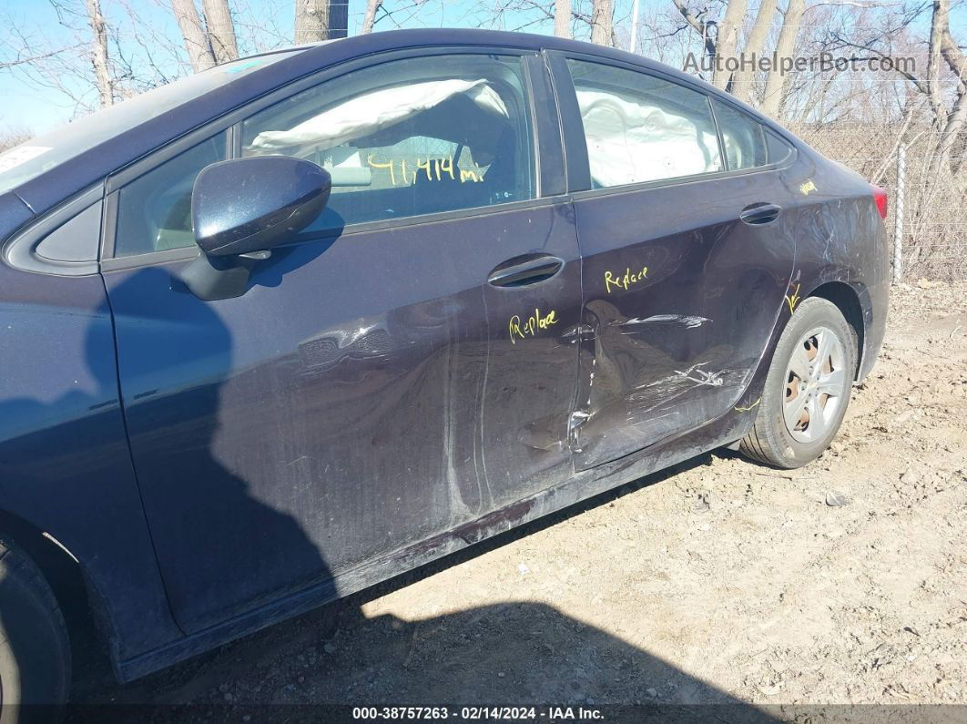 2016 Chevrolet Cruze Ls Auto Blue vin: 1G1BC5SM4G7240823