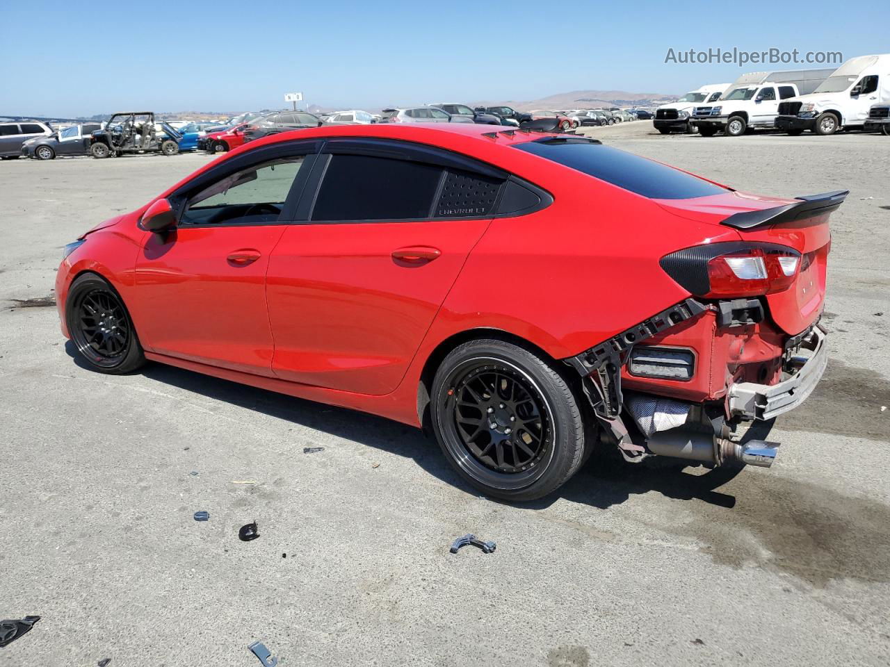 2017 Chevrolet Cruze Ls Red vin: 1G1BC5SM4H7166742