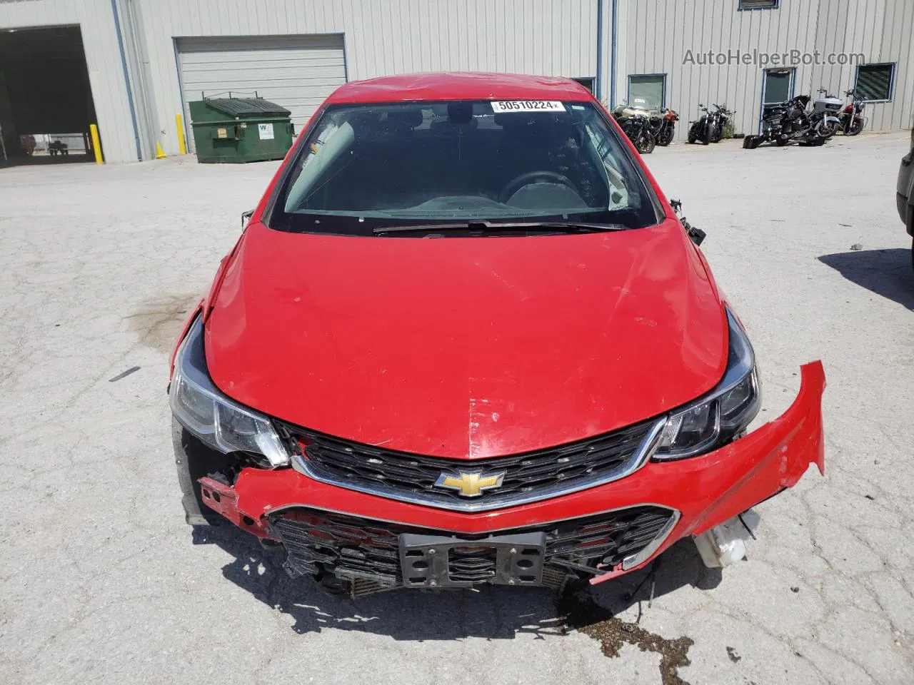 2017 Chevrolet Cruze Ls Red vin: 1G1BC5SM4H7252441