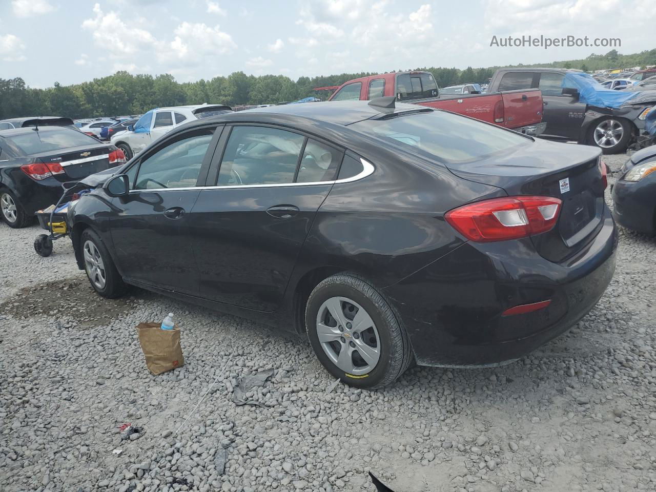 2017 Chevrolet Cruze Ls Black vin: 1G1BC5SM4H7255419