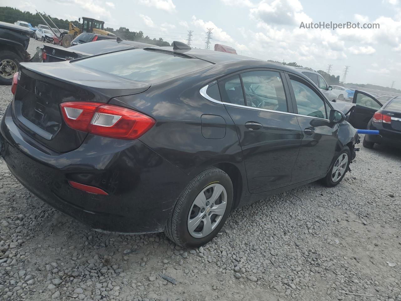 2017 Chevrolet Cruze Ls Black vin: 1G1BC5SM4H7255419