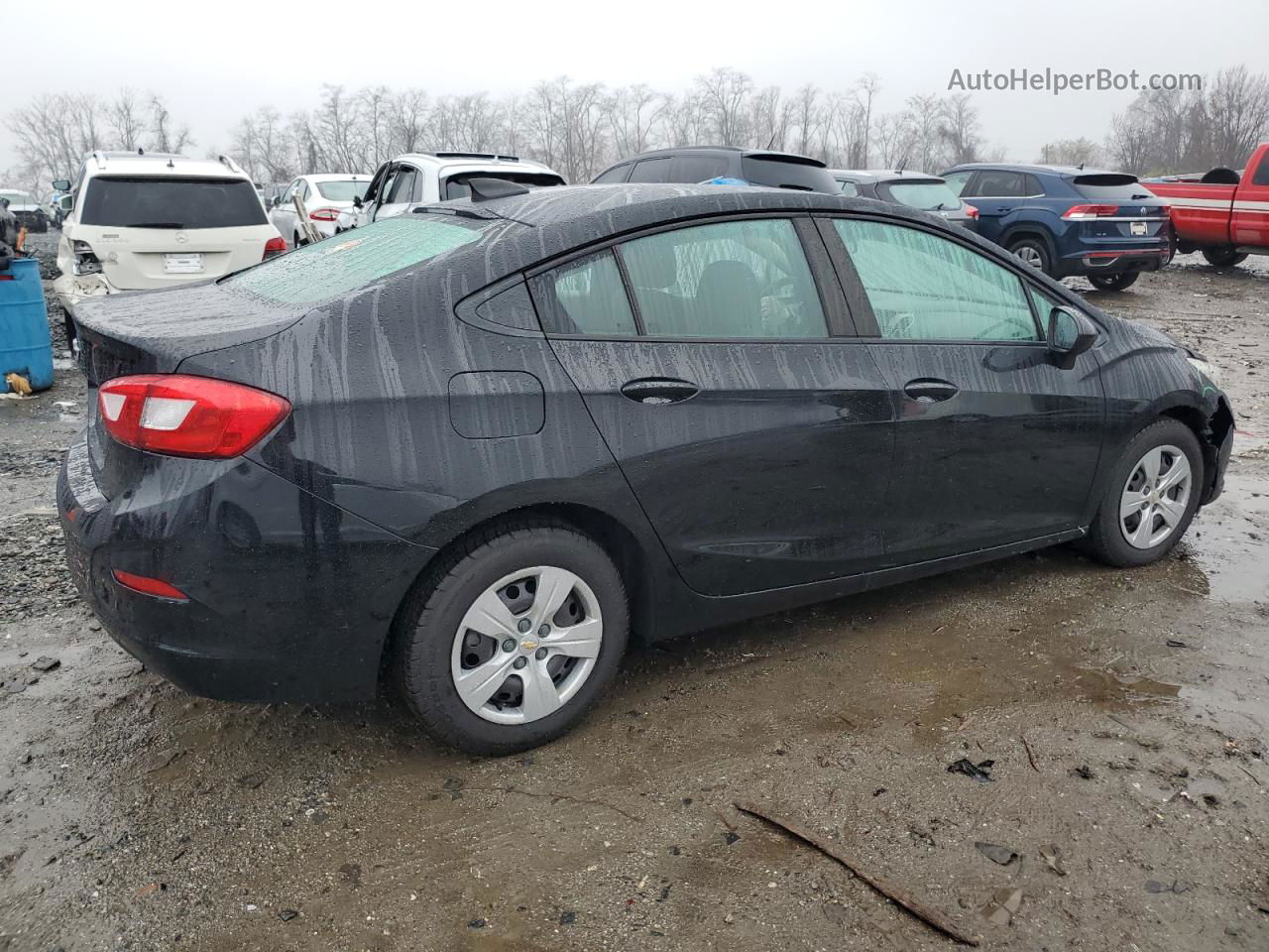 2017 Chevrolet Cruze Ls Black vin: 1G1BC5SM4H7278165