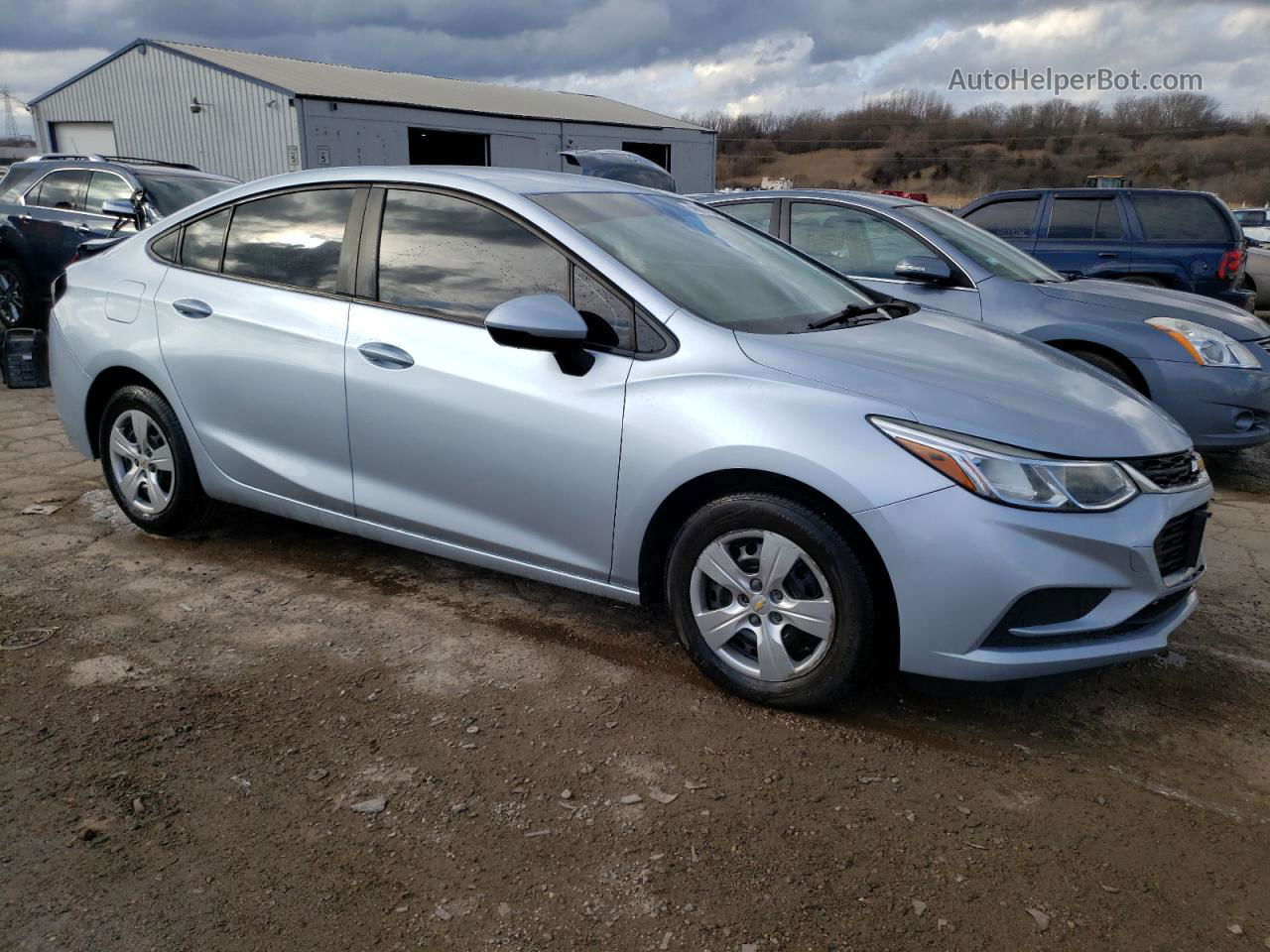 2018 Chevrolet Cruze Ls Silver vin: 1G1BC5SM4J7130314