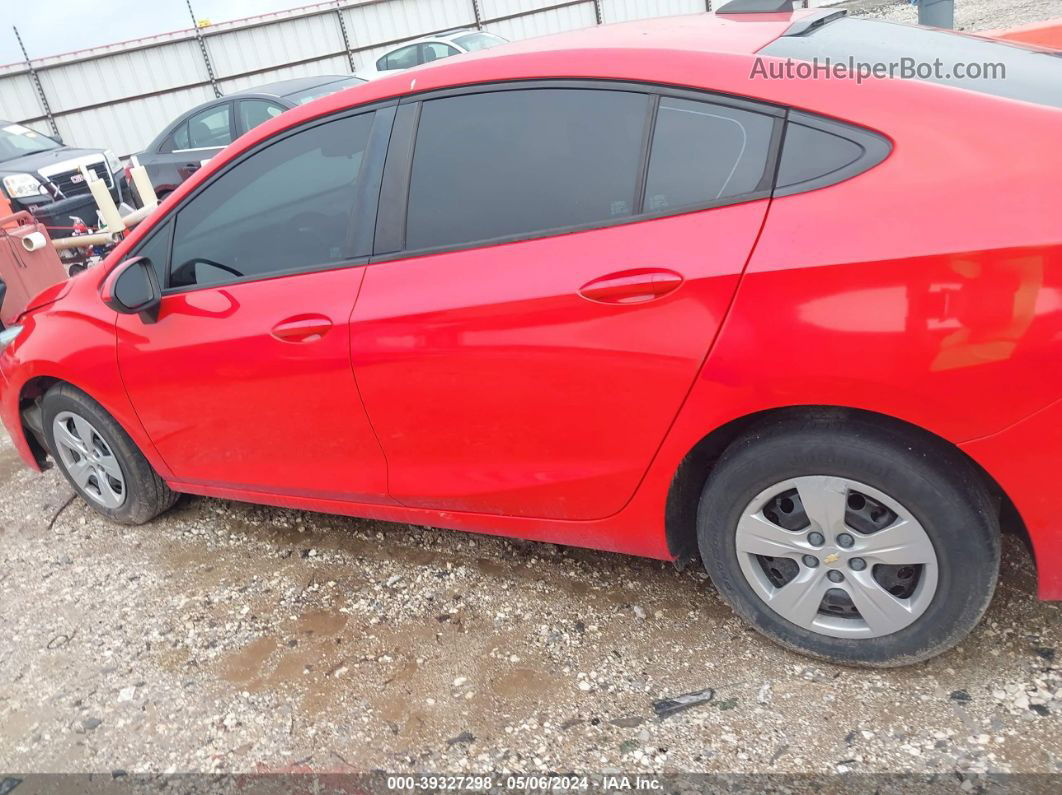 2018 Chevrolet Cruze Ls Auto Red vin: 1G1BC5SM4J7151566