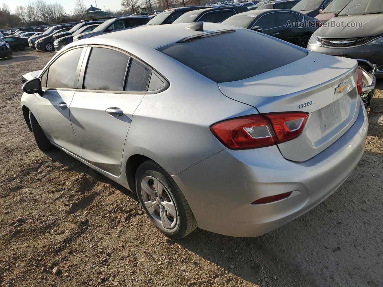 2018 Chevrolet Cruze Ls Silver vin: 1G1BC5SM4J7155150