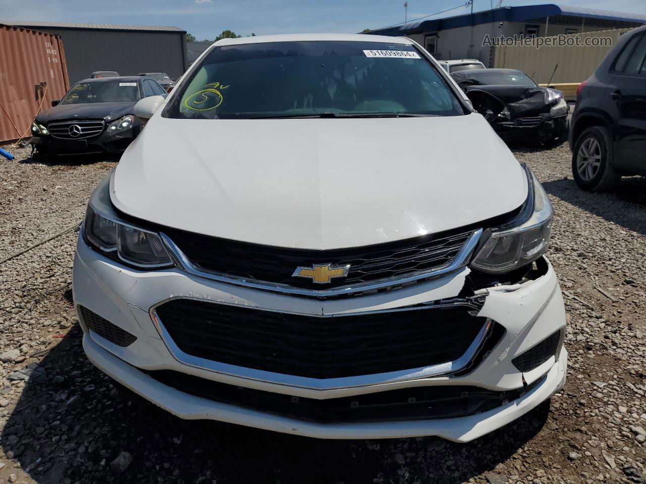 2018 Chevrolet Cruze Ls White vin: 1G1BC5SM4J7188858