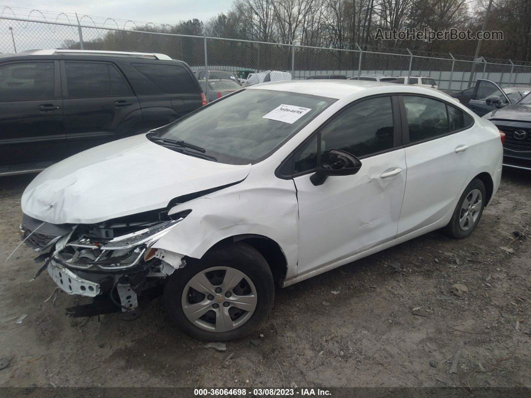 2018 Chevrolet Cruze Ls Auto White vin: 1G1BC5SM4J7212138