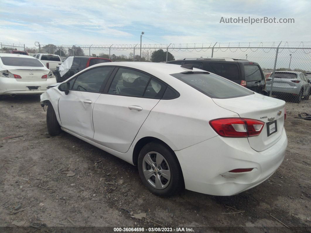 2018 Chevrolet Cruze Ls Auto White vin: 1G1BC5SM4J7212138