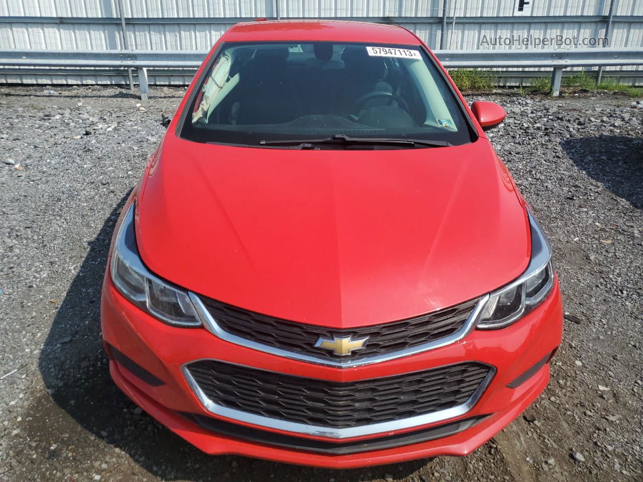 2017 Chevrolet Cruze Ls Red vin: 1G1BC5SM5H7135578