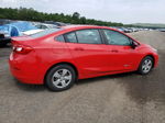 2017 Chevrolet Cruze Ls Red vin: 1G1BC5SM5H7214538