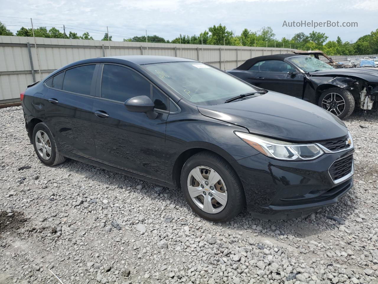 2017 Chevrolet Cruze Ls Black vin: 1G1BC5SM5H7280622