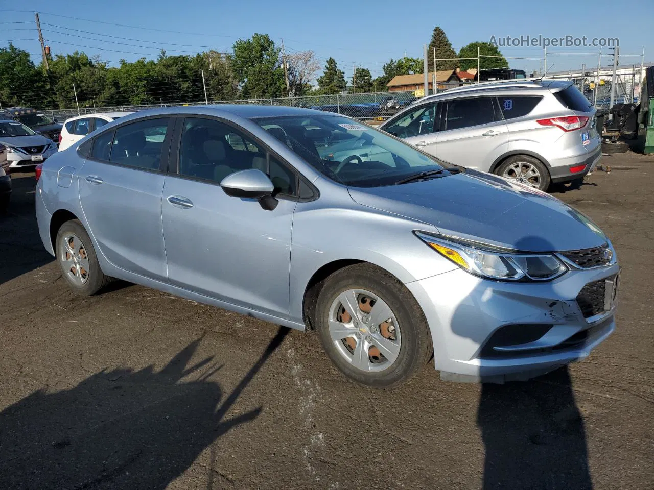 2018 Chevrolet Cruze Ls Blue vin: 1G1BC5SM5J7101209