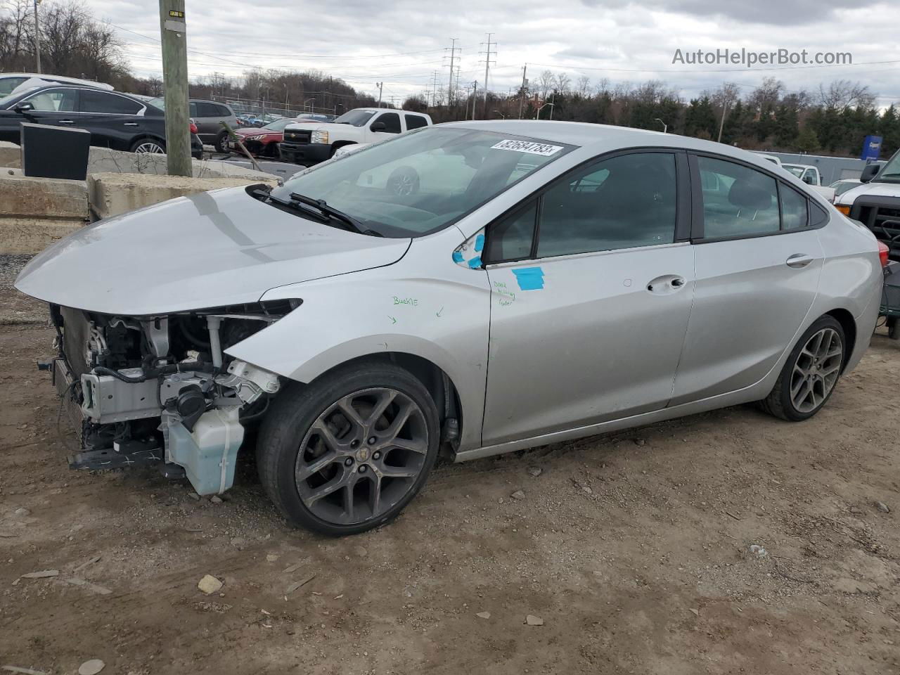 2018 Chevrolet Cruze Ls Silver vin: 1G1BC5SM5J7148644