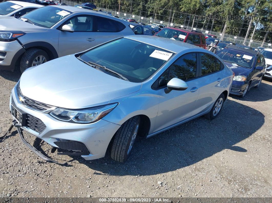 2018 Chevrolet Cruze Ls Silver vin: 1G1BC5SM5J7162690