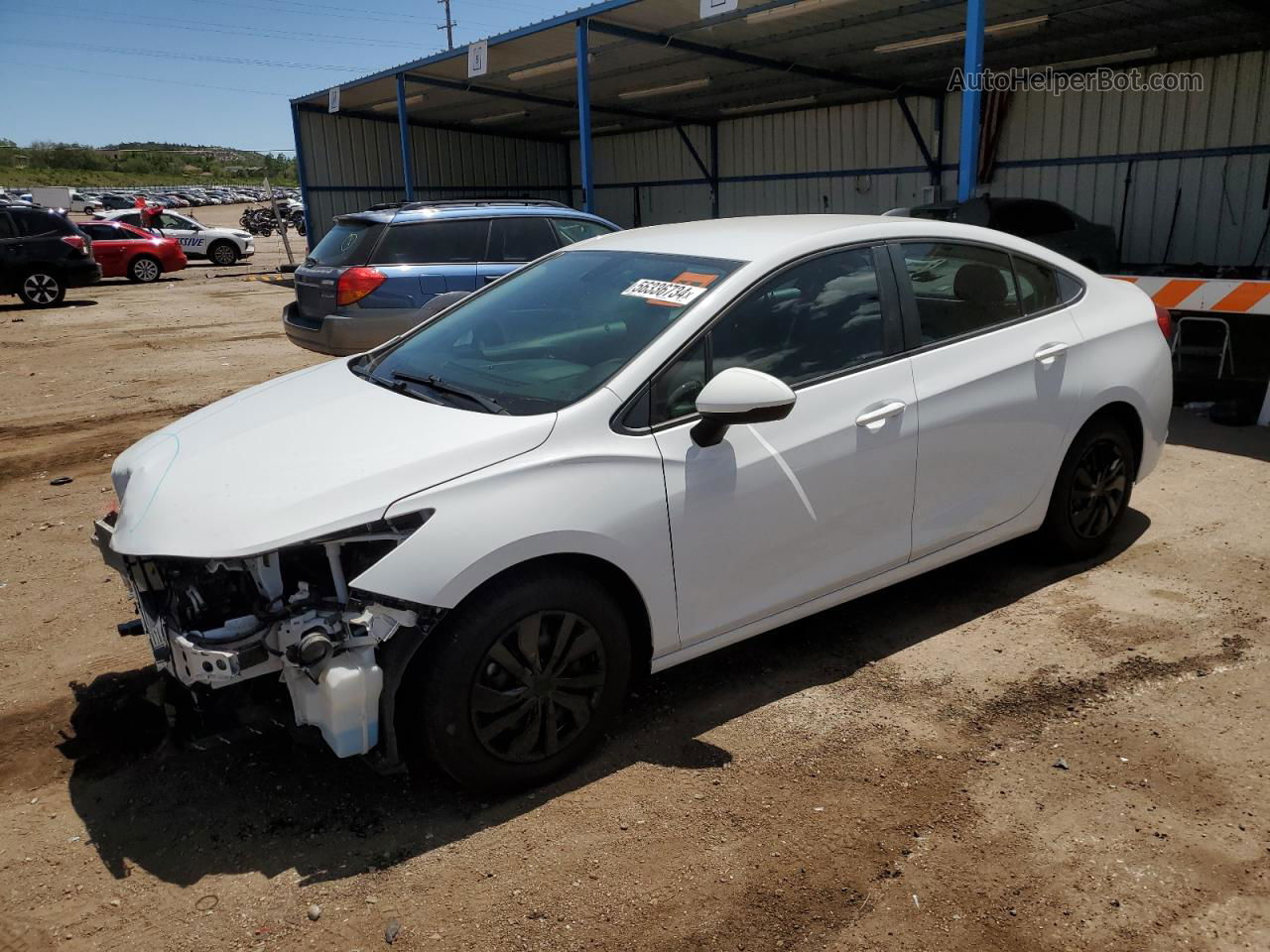 2018 Chevrolet Cruze Ls White vin: 1G1BC5SM5J7224248