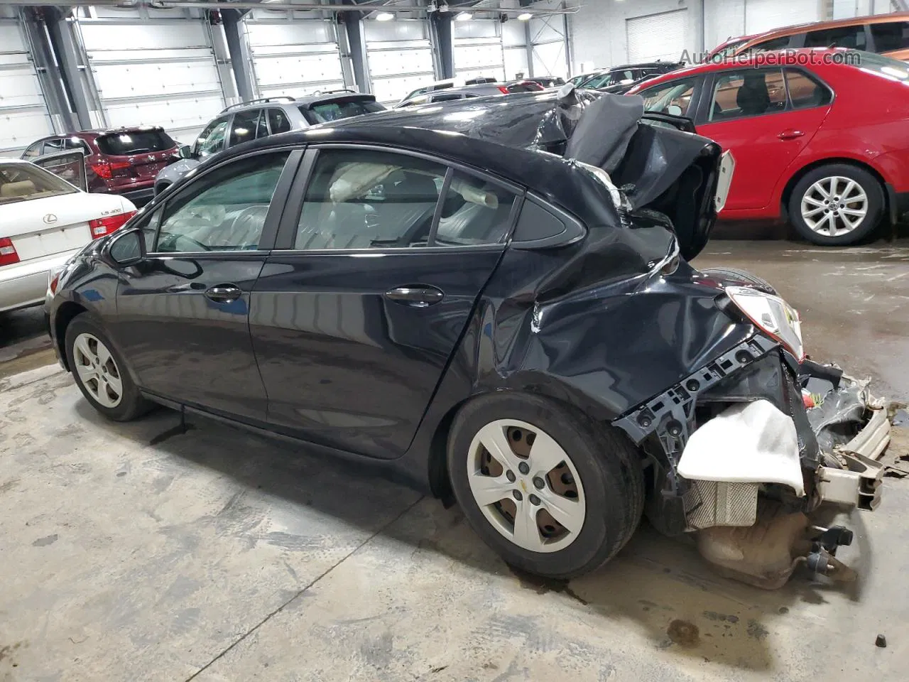 2016 Chevrolet Cruze Ls Black vin: 1G1BC5SM6G7235316