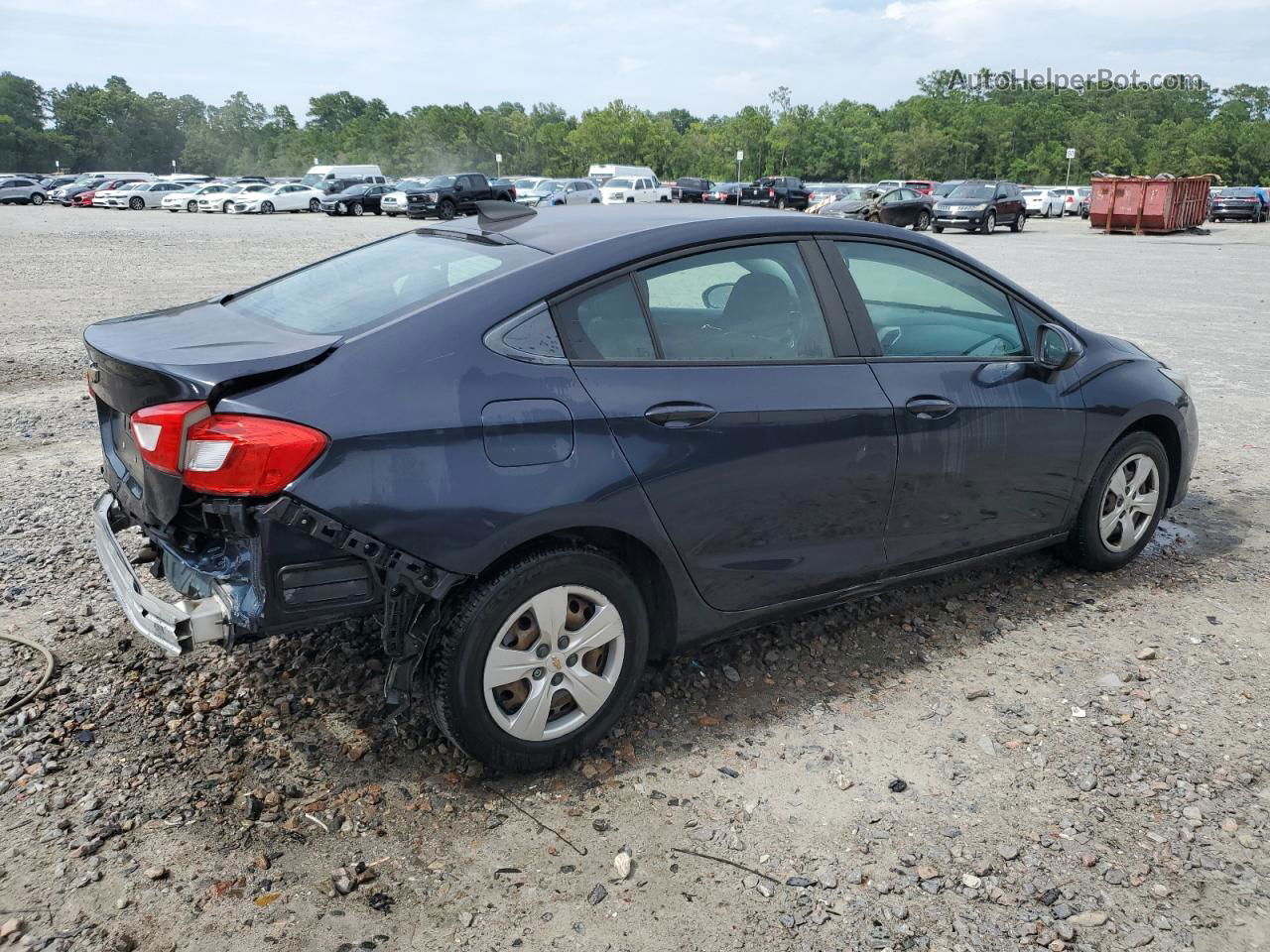 2016 Chevrolet Cruze Ls Синий vin: 1G1BC5SM6G7285696