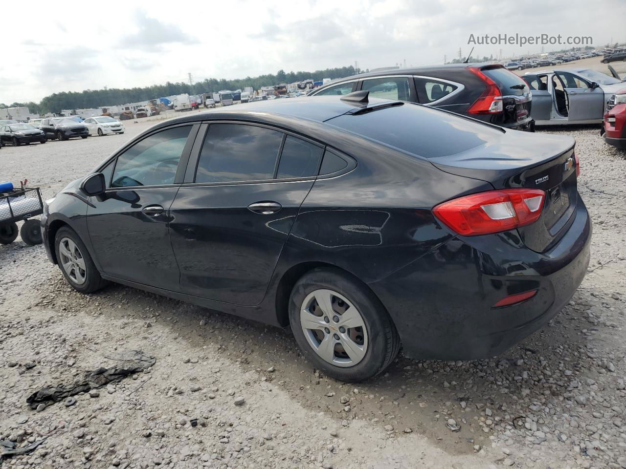 2017 Chevrolet Cruze Ls Black vin: 1G1BC5SM6H7133581