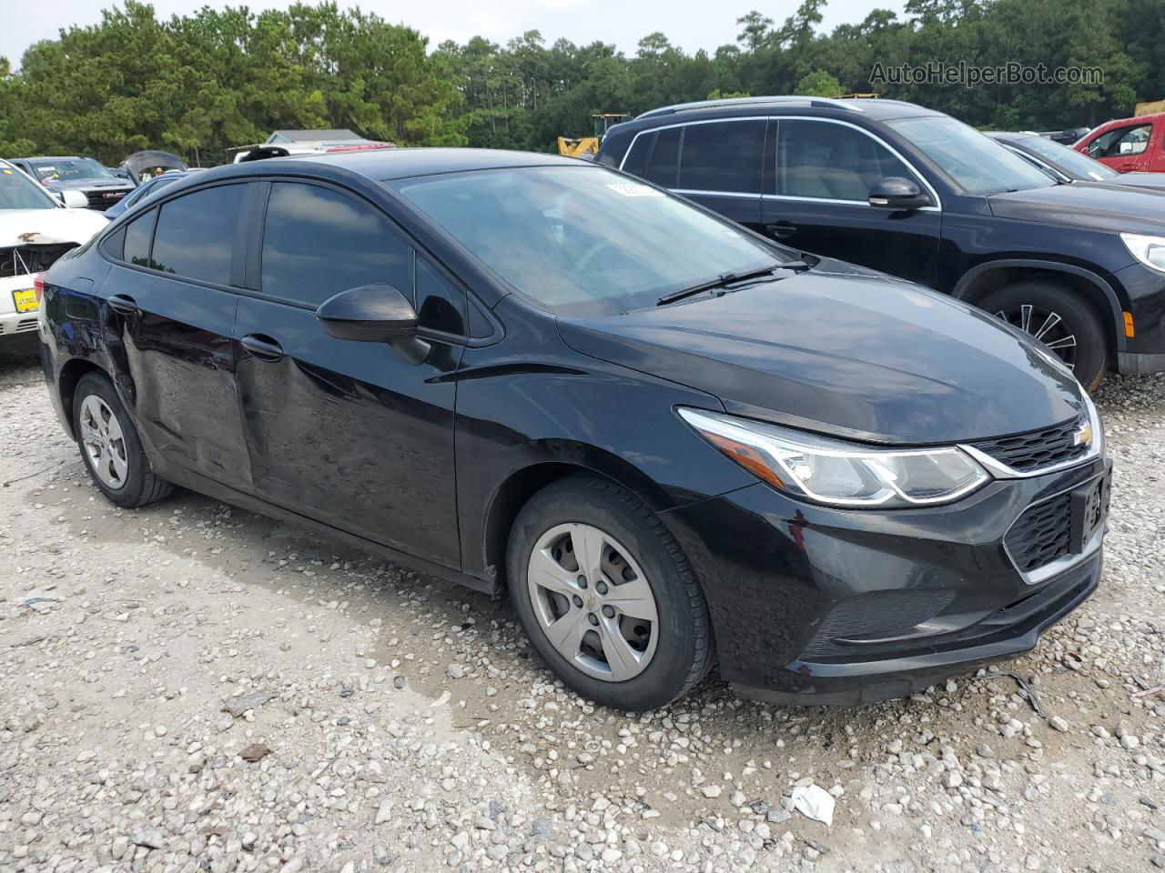 2017 Chevrolet Cruze Ls Black vin: 1G1BC5SM6H7133581