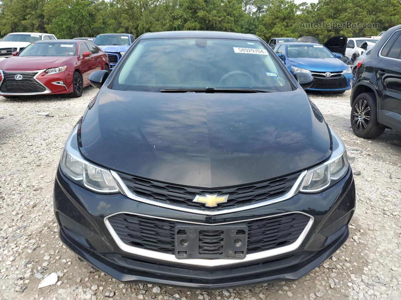 2017 Chevrolet Cruze Ls Black vin: 1G1BC5SM6H7133581