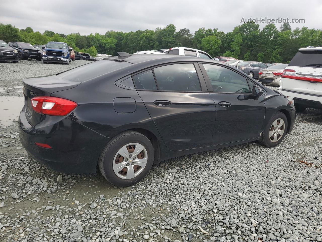 2017 Chevrolet Cruze Ls Black vin: 1G1BC5SM6H7256863