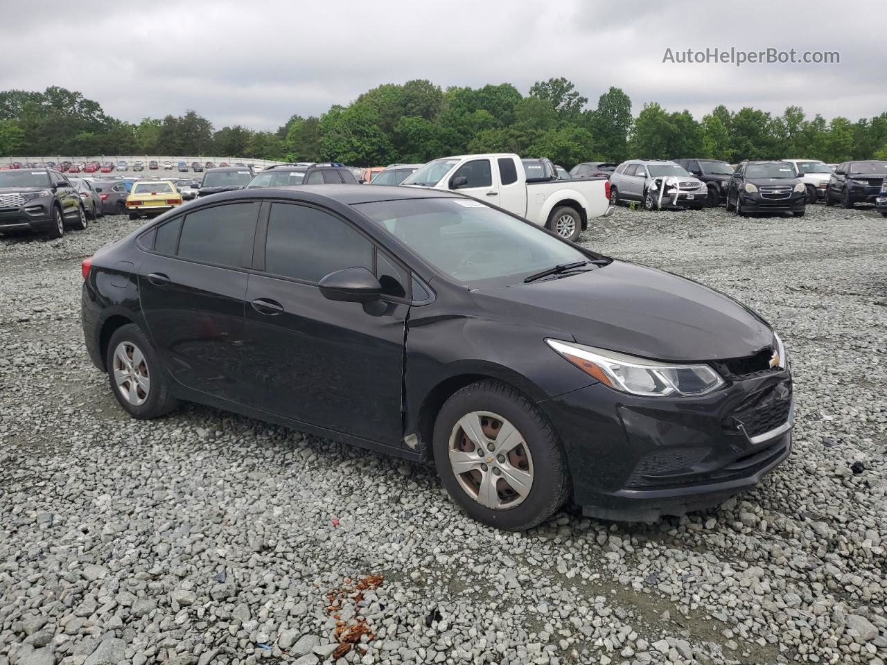 2017 Chevrolet Cruze Ls Black vin: 1G1BC5SM6H7256863