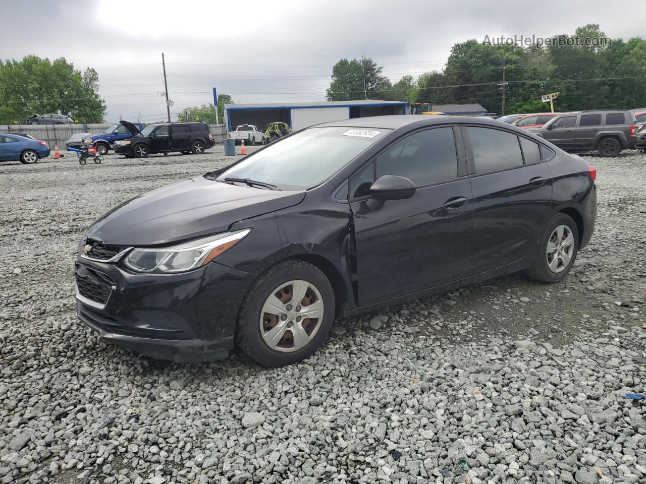 2017 Chevrolet Cruze Ls Black vin: 1G1BC5SM6H7256863