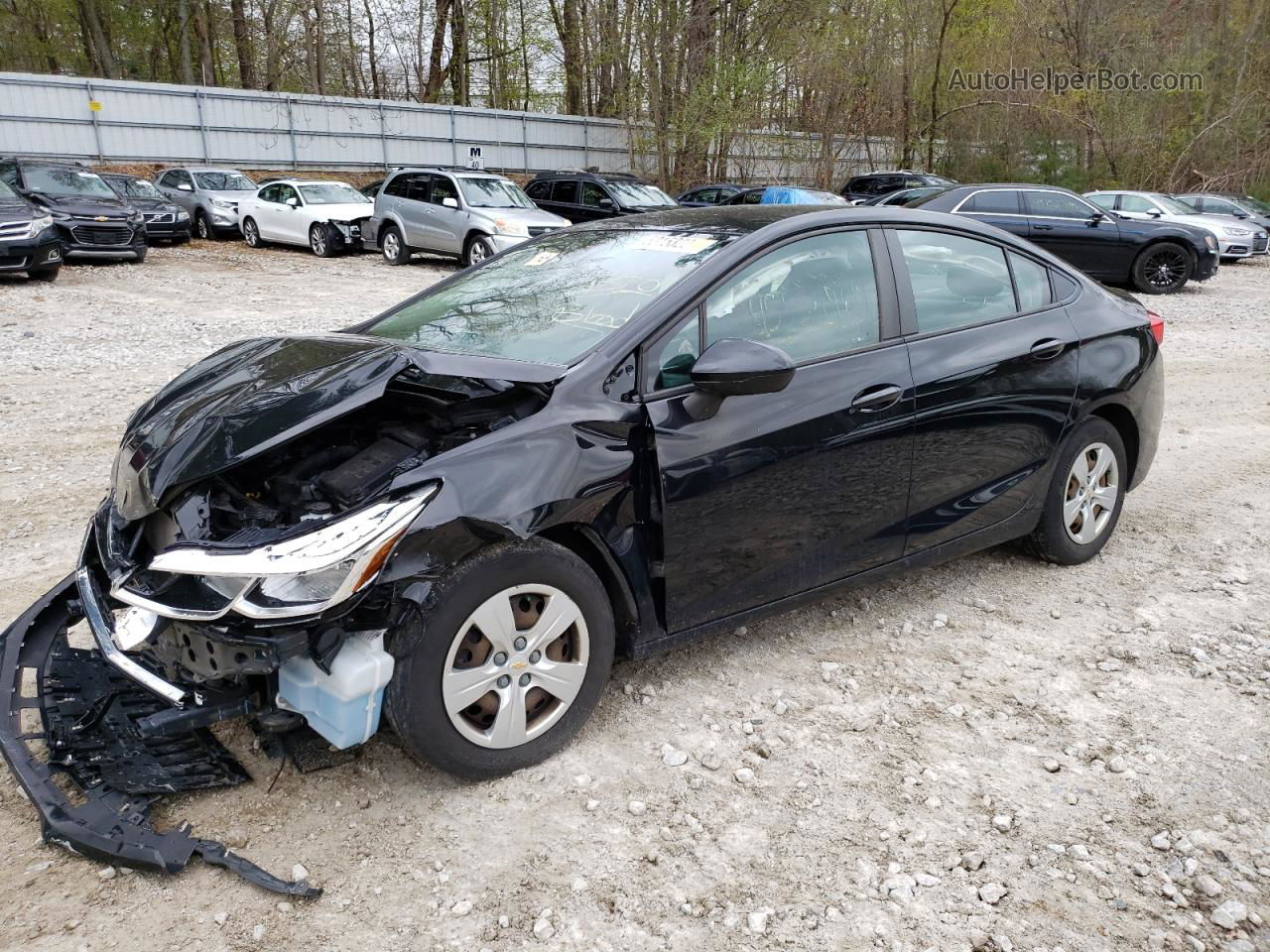 2017 Chevrolet Cruze Ls Black vin: 1G1BC5SM6H7274909