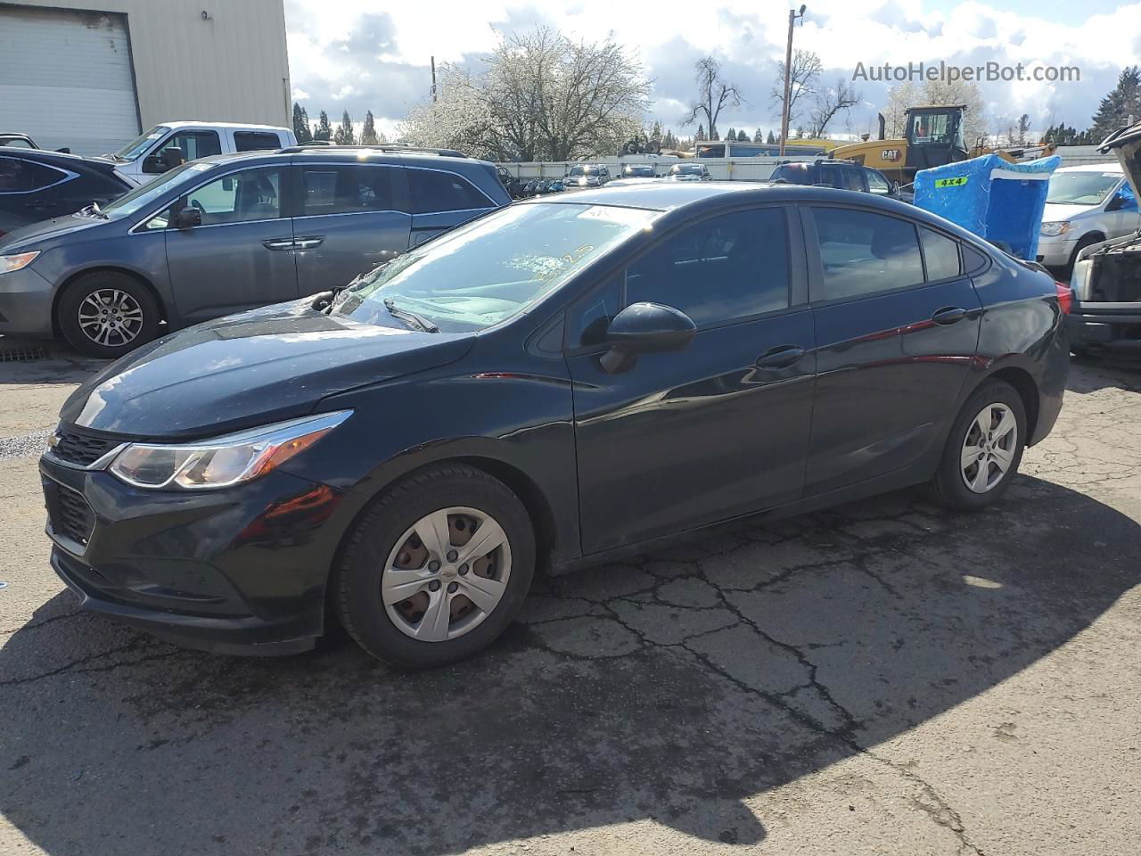 2017 Chevrolet Cruze Ls Black vin: 1G1BC5SM6H7276420