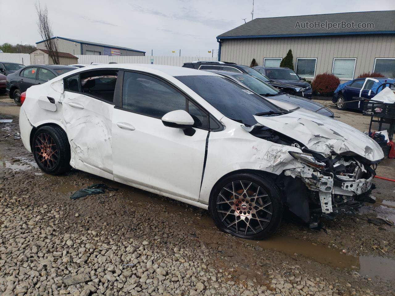 2017 Chevrolet Cruze Ls White vin: 1G1BC5SM6H7280113