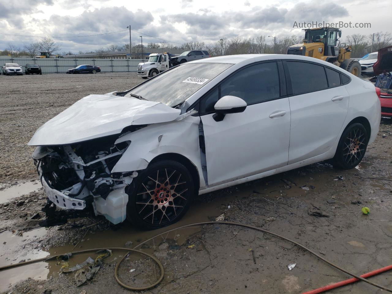 2017 Chevrolet Cruze Ls White vin: 1G1BC5SM6H7280113