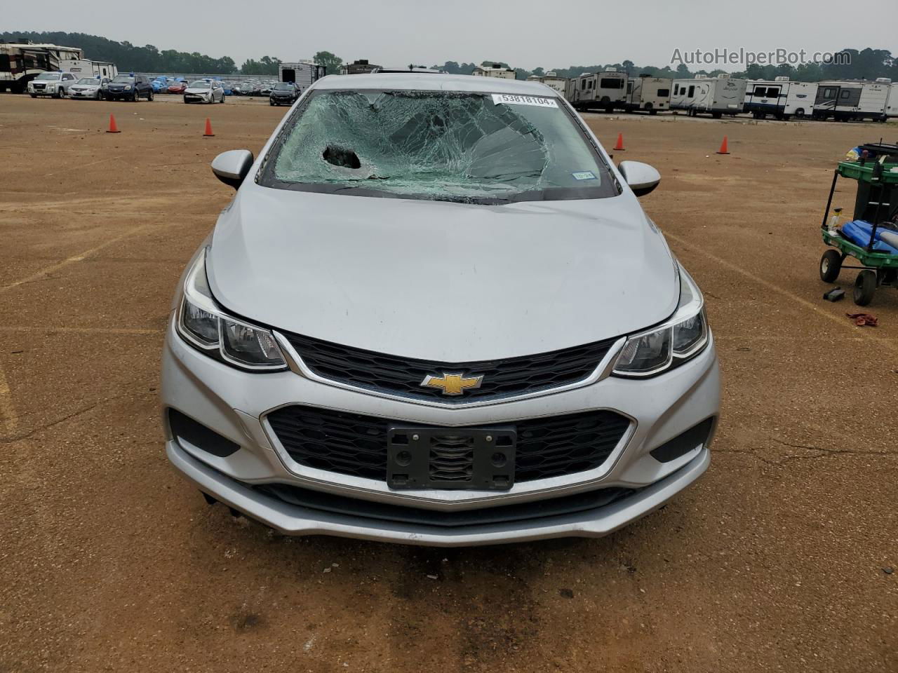 2018 Chevrolet Cruze Ls Silver vin: 1G1BC5SM6J7163783