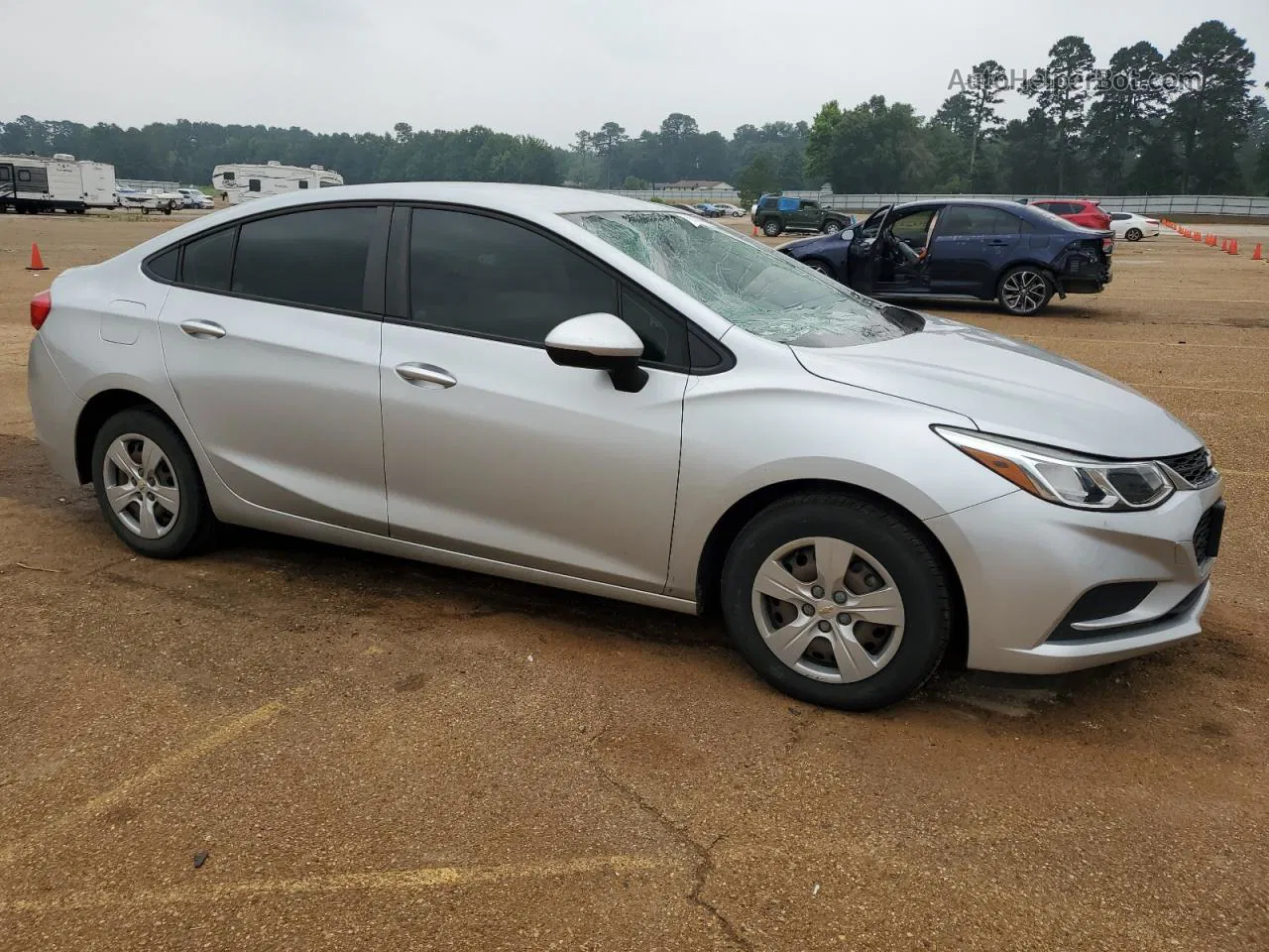 2018 Chevrolet Cruze Ls Silver vin: 1G1BC5SM6J7163783