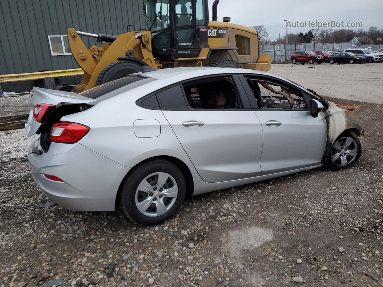 2018 Chevrolet Cruze Ls Silver vin: 1G1BC5SM6J7230205