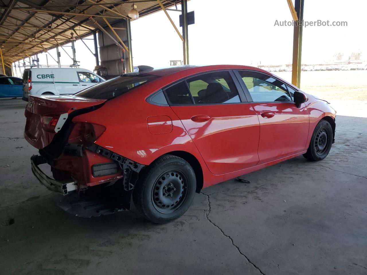 2016 Chevrolet Cruze Ls Red vin: 1G1BC5SM7G7251654