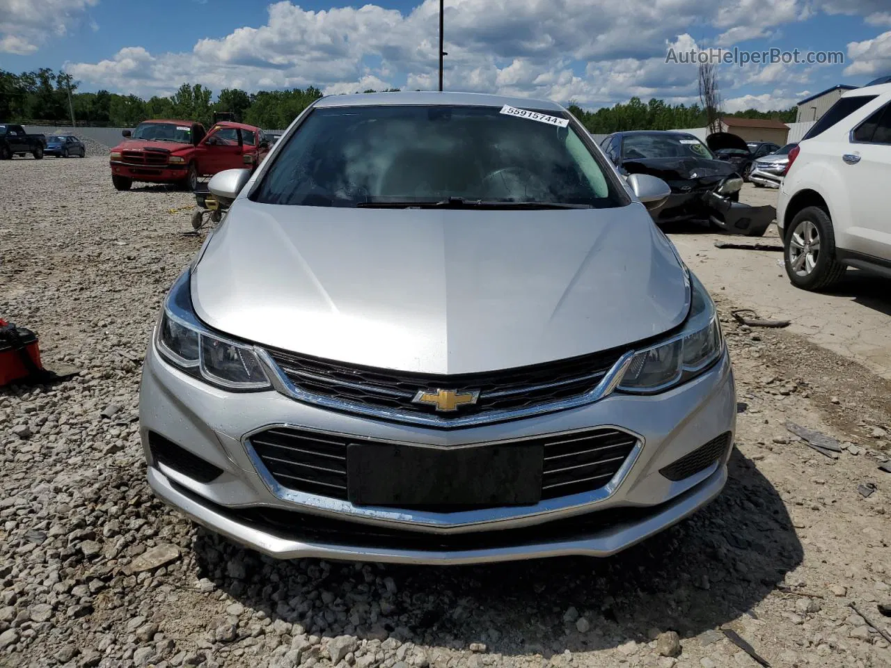 2016 Chevrolet Cruze Ls Silver vin: 1G1BC5SM7G7291491