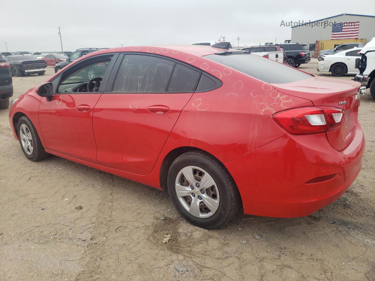 2016 Chevrolet Cruze Ls Red vin: 1G1BC5SM7G7326899