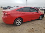 2016 Chevrolet Cruze Ls Red vin: 1G1BC5SM7G7326899