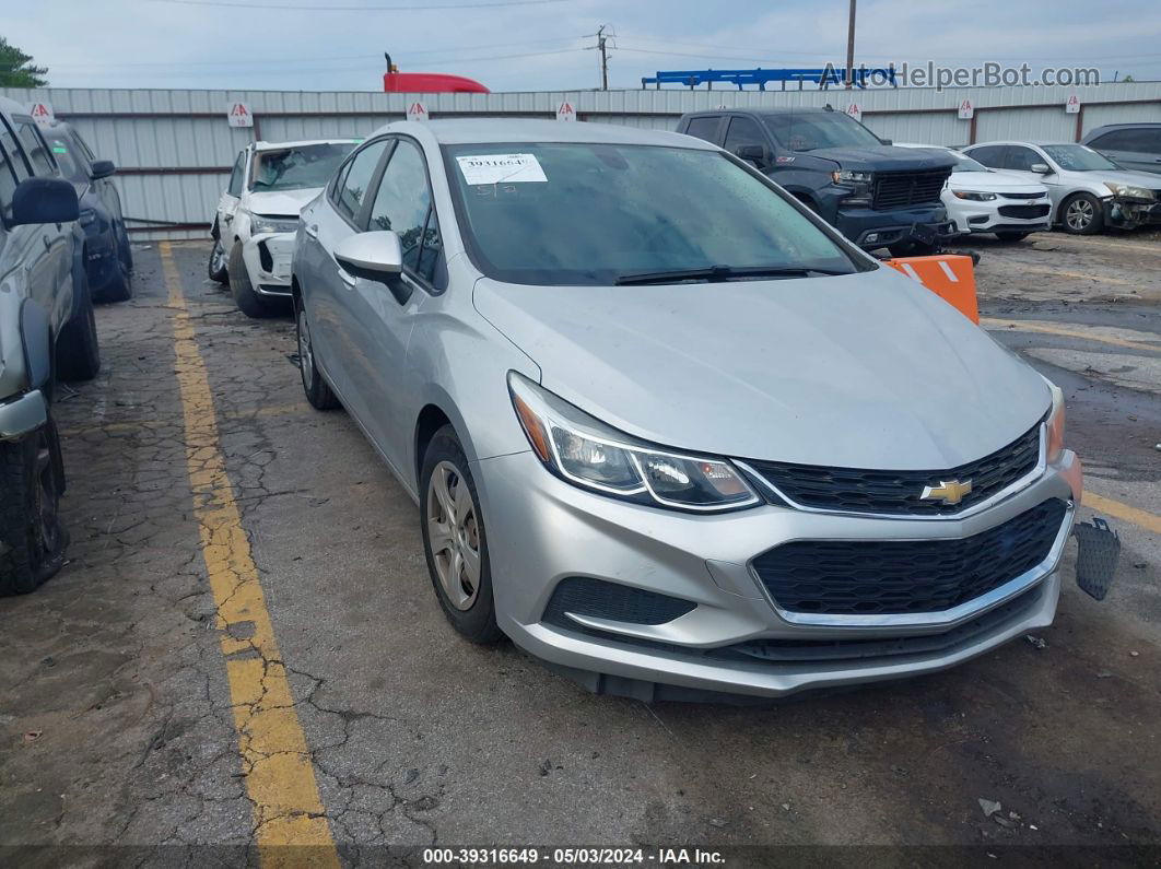 2016 Chevrolet Cruze Ls Auto Silver vin: 1G1BC5SM7G7327258