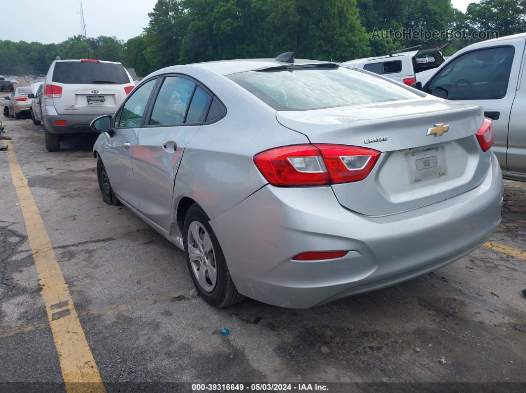 2016 Chevrolet Cruze Ls Auto Silver vin: 1G1BC5SM7G7327258