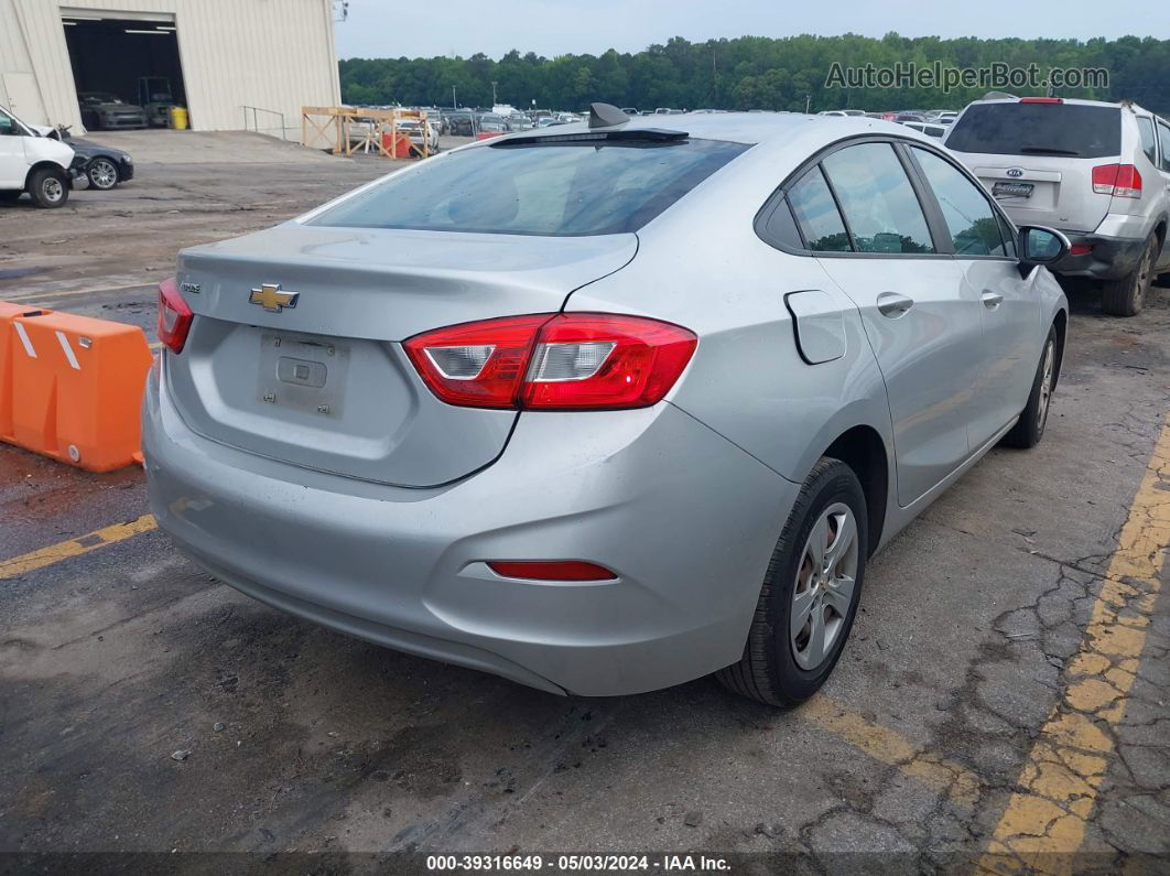 2016 Chevrolet Cruze Ls Auto Silver vin: 1G1BC5SM7G7327258