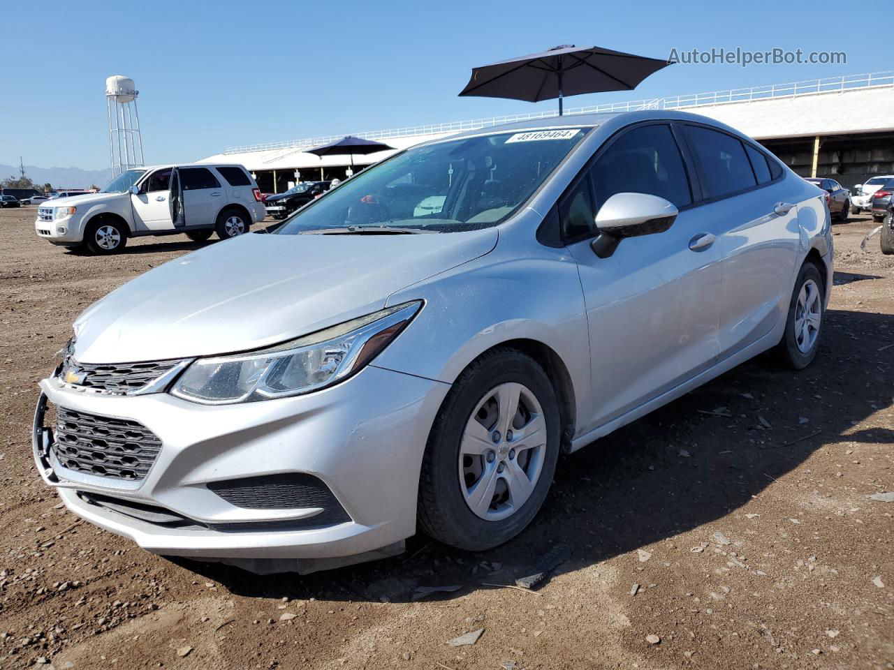 2017 Chevrolet Cruze Ls Silver vin: 1G1BC5SM7H7126736