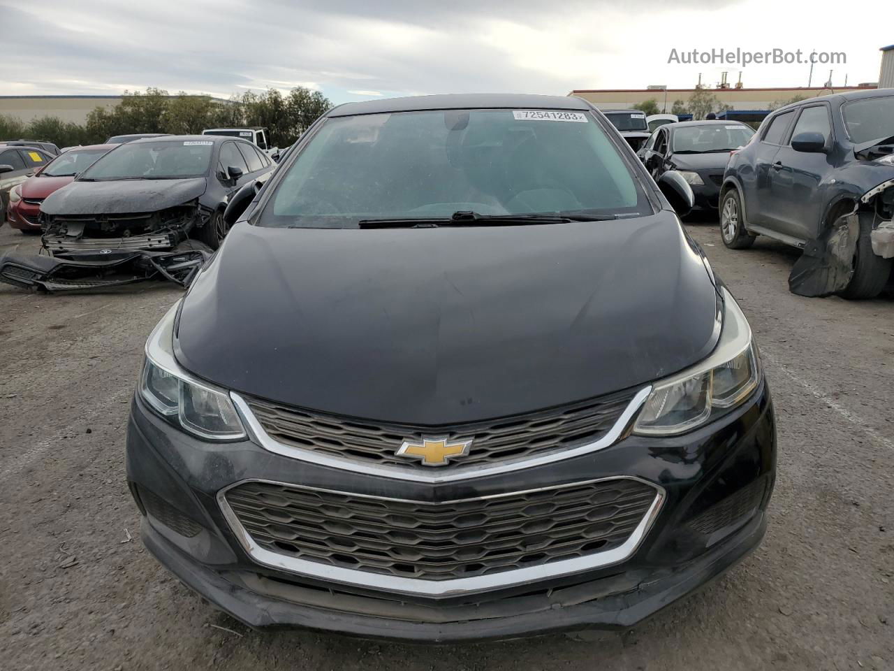 2017 Chevrolet Cruze Ls Black vin: 1G1BC5SM7H7136554