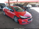 2017 Chevrolet Cruze Ls Auto Red vin: 1G1BC5SM7H7147103