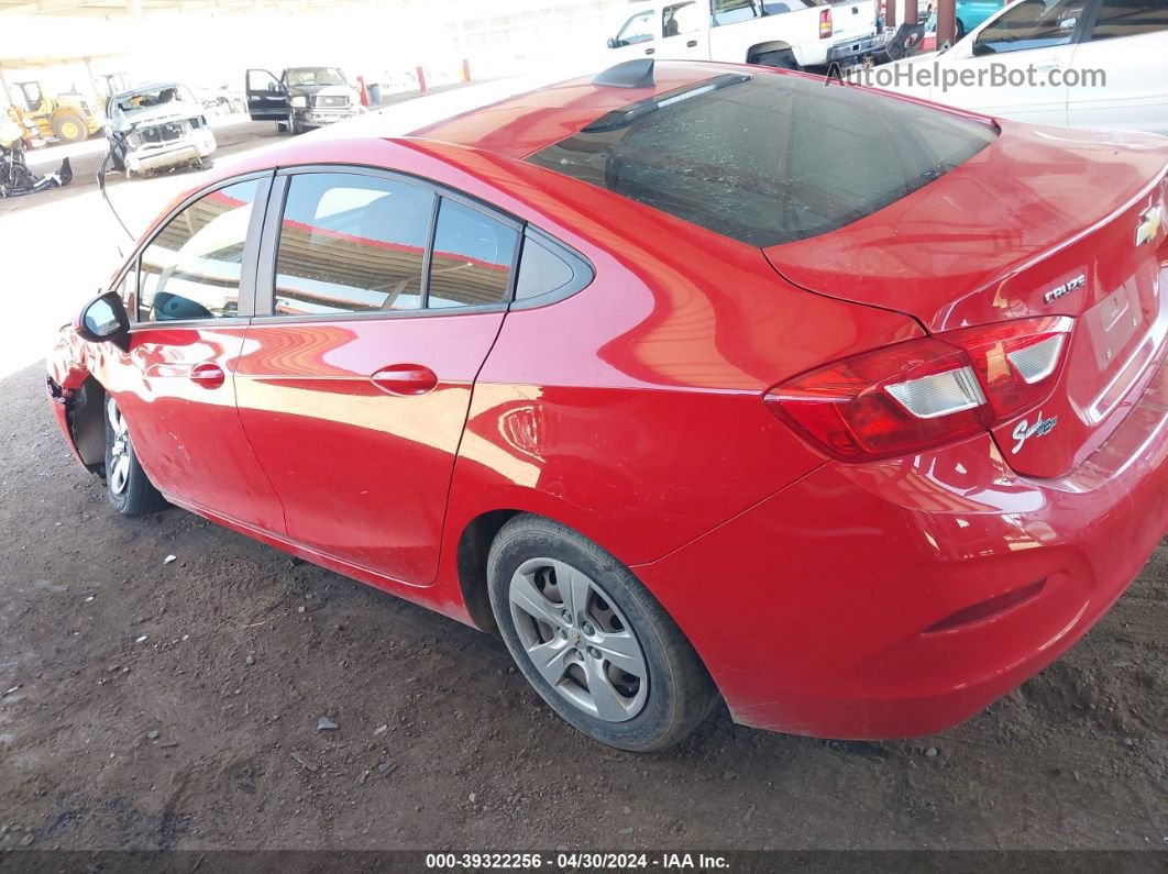 2017 Chevrolet Cruze Ls Auto Red vin: 1G1BC5SM7H7147103