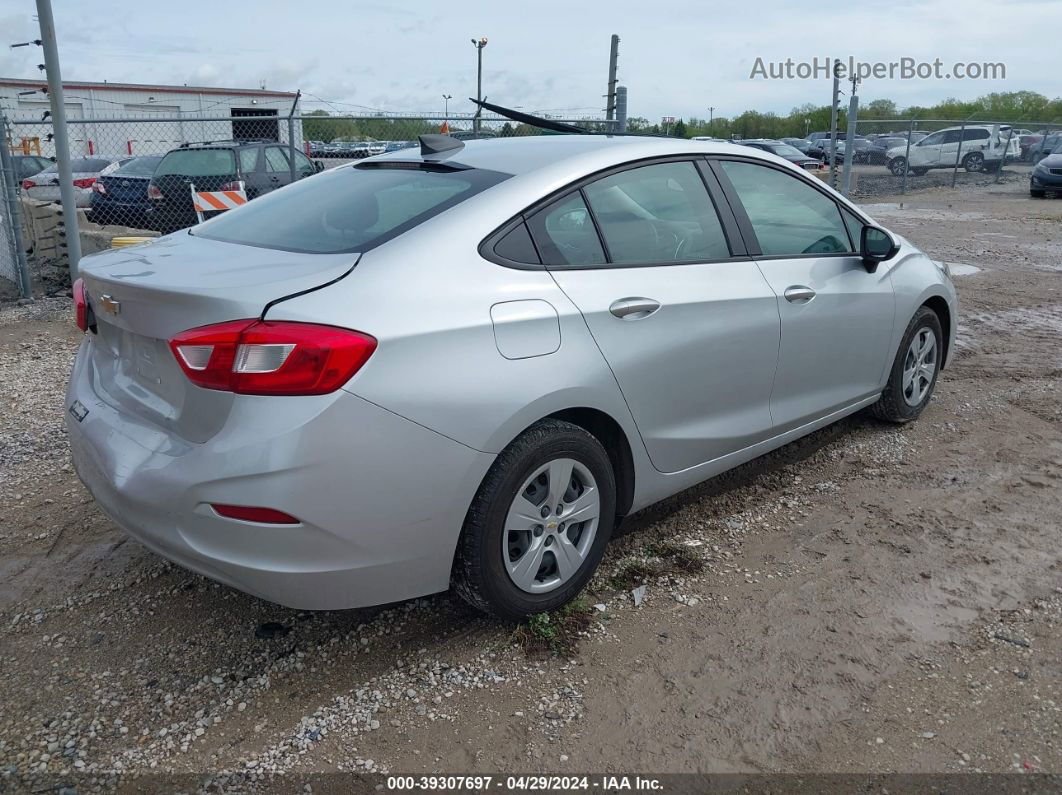 2017 Chevrolet Cruze Ls Auto Silver vin: 1G1BC5SM7H7168582