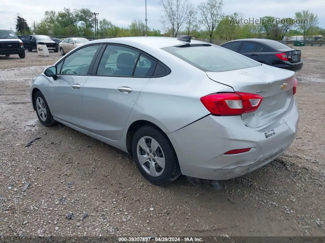 2017 Chevrolet Cruze Ls Auto Silver vin: 1G1BC5SM7H7168582