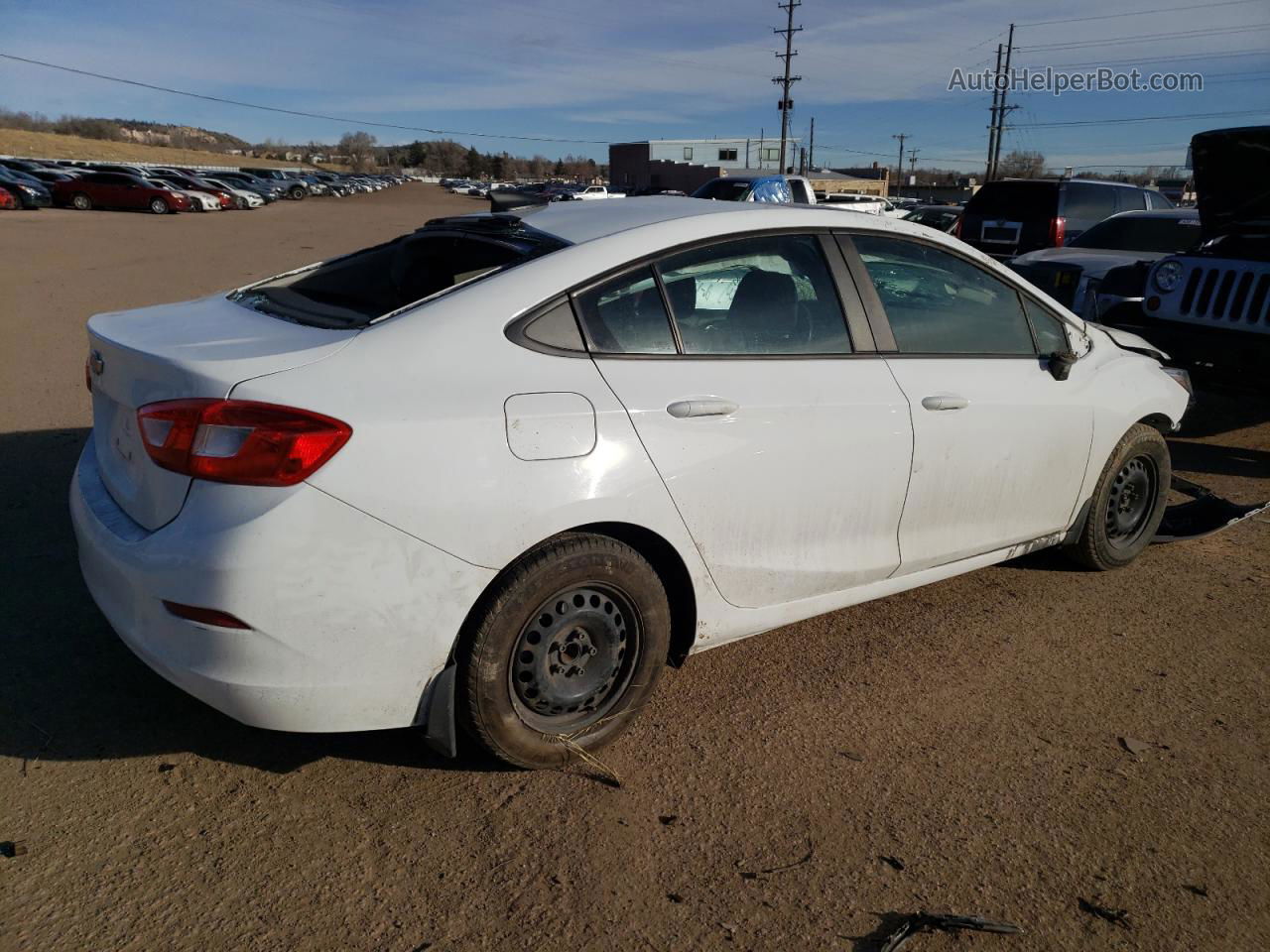 2017 Chevrolet Cruze Ls Белый vin: 1G1BC5SM7H7176777