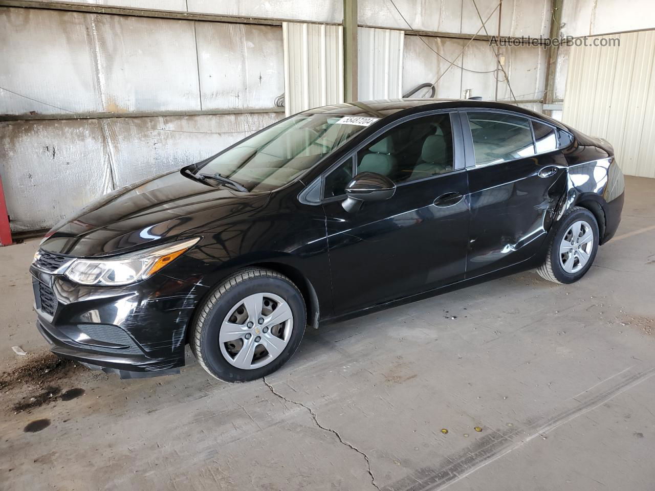 2017 Chevrolet Cruze Ls Black vin: 1G1BC5SM7H7190517